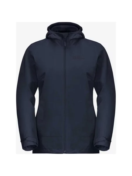 Kurtka z kapturem Jack Wolfskin Moonrise 3 in 1 granatowa XXL niebieska