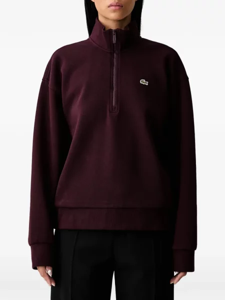Суичър с цип Lacoste червено