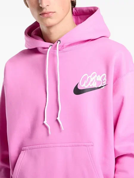 Kratke hlače kargo Nike s printom od flisa bijela