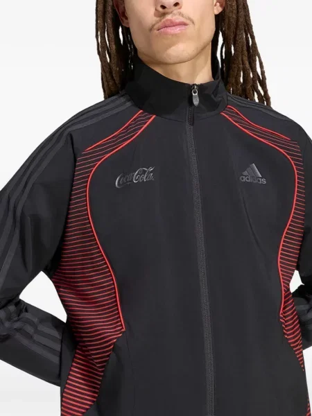 Geacă Adidas alergare cu glugă gri