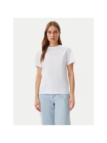 Calvin Klein Majica Regular Fit bela