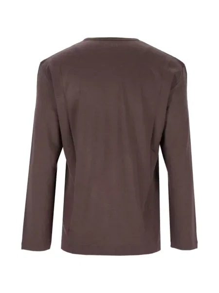 Lung tricou Paul Smith de lână maro