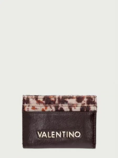 Valentino Bags etui na karty LINE brązowy