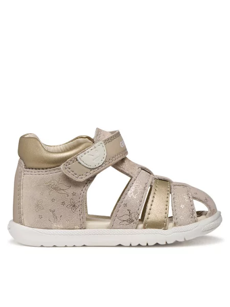Sandály Geox B Sandal Macchia Gir béžová