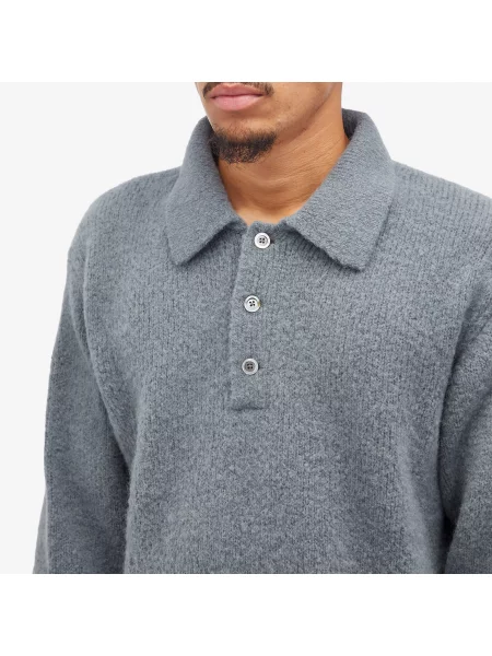 Koszulka polo Norse Projects szara