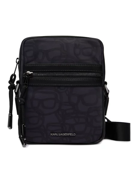 KARL LAGERFELD Crossover torbica crna