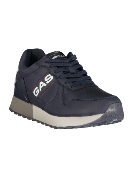 Sneakersy Gas skórzane niebieskie