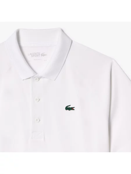 Поло Lacoste белое
