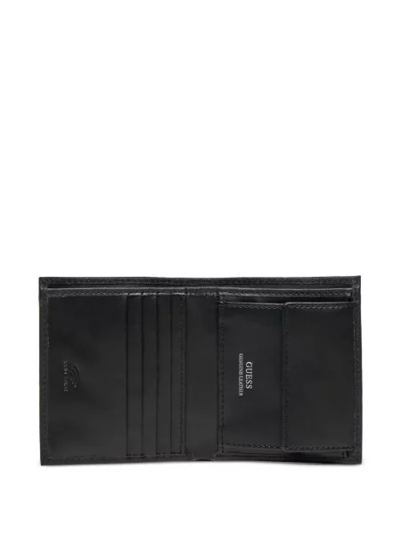 Портмоне Guess с автограф черно