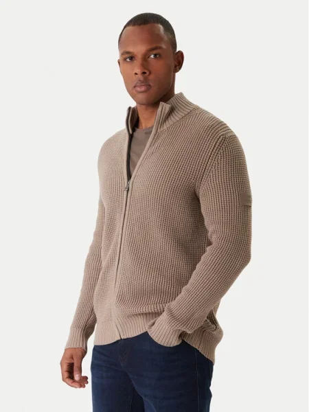 JOOP! Jeans Cardigan Hajoros Modern Fit bej