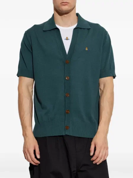 Scurt cardigan Vivienne Westwood verde