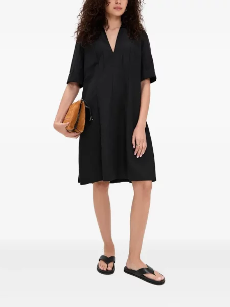 Rochie mini Vince scurtă de costum negru