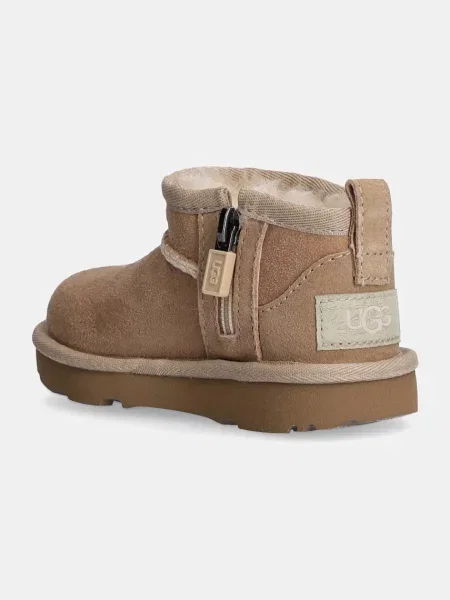 UGG Дитячі замшеві чоботи T CLASSIC ULTRA MINI