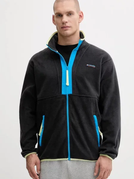 Columbia bluza polarowa Backbowl II Full Zip Fleece gładka czarny