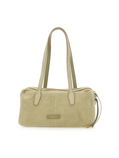 Torebka Gianni Chiarini zamszowa zielona