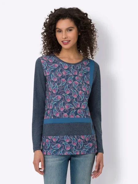 Heine Tricou închis albastru