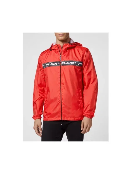 Geacă Philipp Plein Sport roșu