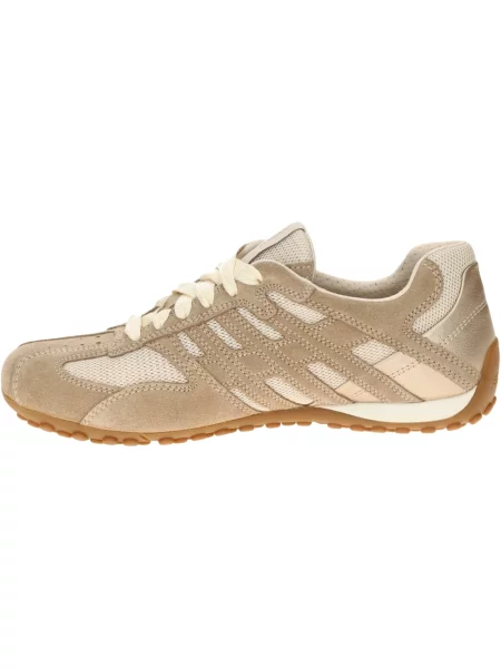Sneakersy Xti skórzane w wężowy wzór beżowe