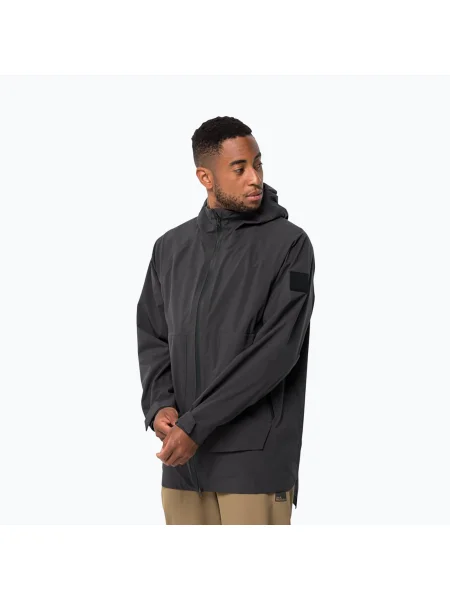 Jack Wolfskin мъжко дъждобранно яке Goldgewann Parka black черно
