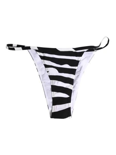 Bikini Dolce And Gabbana w zebrę czarne