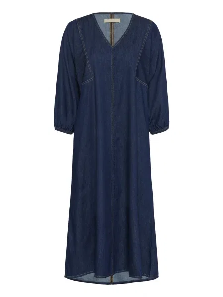 CULTURE Rochie denim albastru