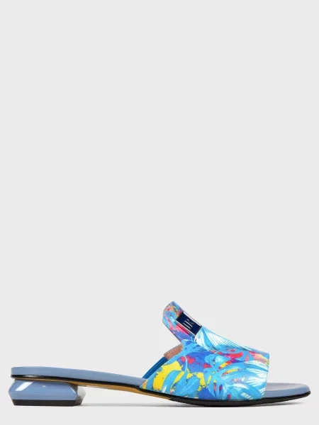 Шлепанцы Ilasio Renzoni голубые