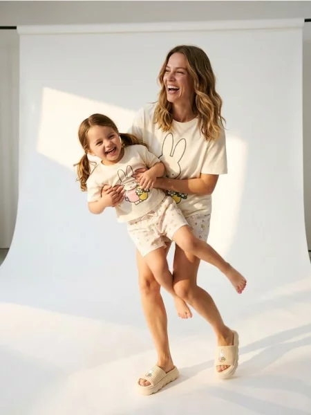 Двочастинна піжама з принтом Miffy білий