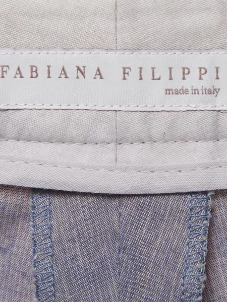 Decupat pantaloni Fabiana Filippi albastru