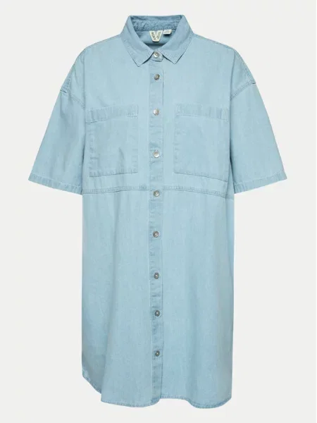 Φορέματα Roxy Pacific Night Light Blue XS μπλε