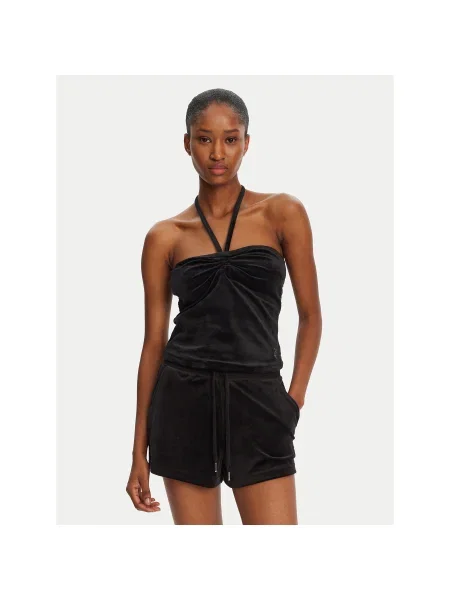 Juicy Couture Felső Slim Fit fekete