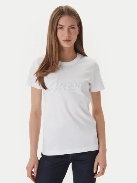 Guess Tricou alb