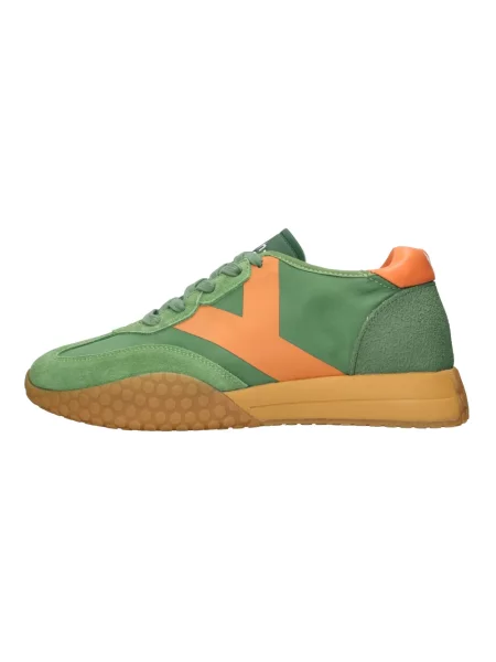 Sneakersy Kehnoo skórzane zielone