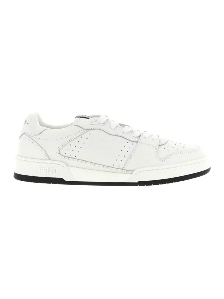 Sneakersy Fendi skórzane białe