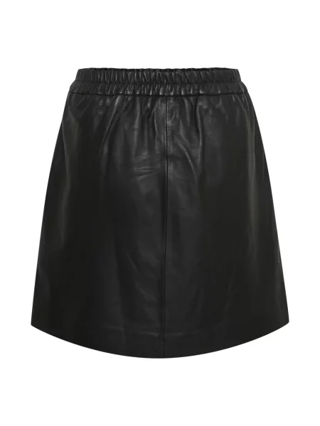 Inwear Spódnica Skórzana Wookiw beige czarna