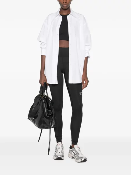Leggings Y-3 cu imagine negru