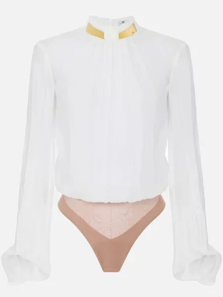 Боди Elisabetta Franchi белое