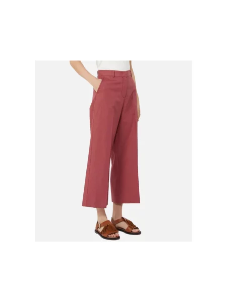 Weekend Max Mara Spodnie Kobieta M Pantalone lungo czerwony