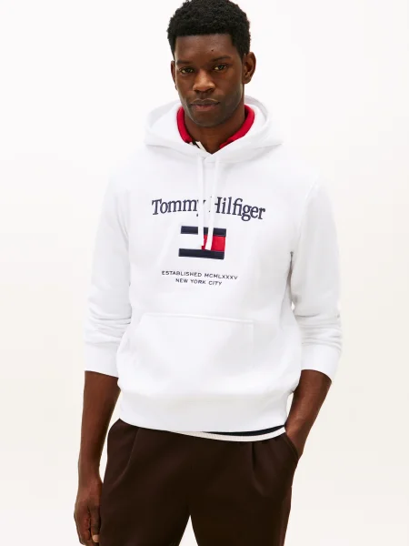 Palton Tommy Hilfiger alb