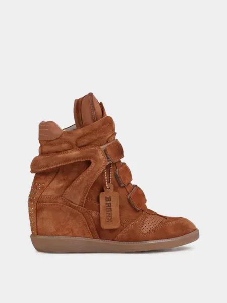 Кросівки повсякденні Bronx замша/шкіра коричневий