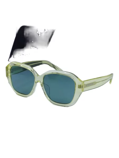 Ochelari de soare pătrați Givenchy verde