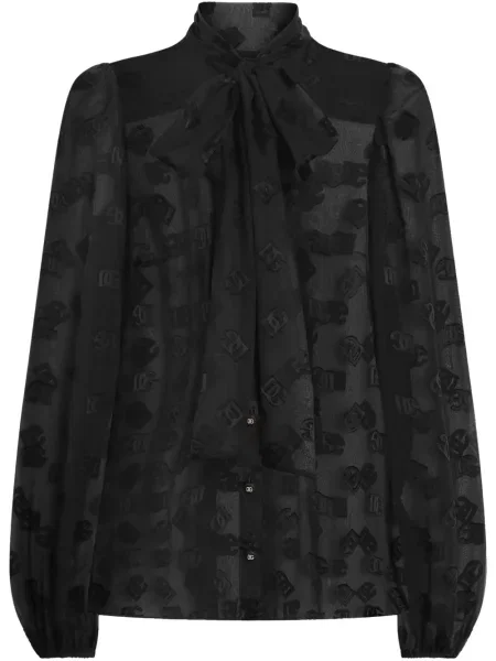 Bluză Dolce & Gabbana cu imagine negru