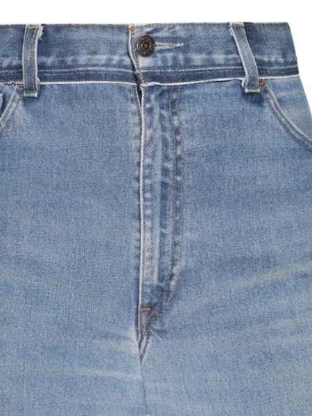 Fustă din denim Vetements albastru