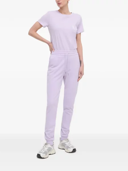 Pantaloni Armani Exchange violet