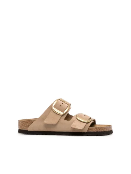 Klapki Birkenstock beżowe