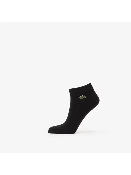 Чорапи Lacoste 3 чифта черно