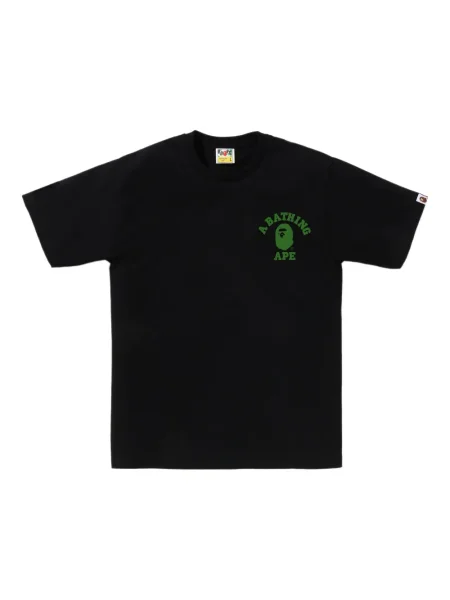 Tricou A Bathing Ape® cu imagine negru