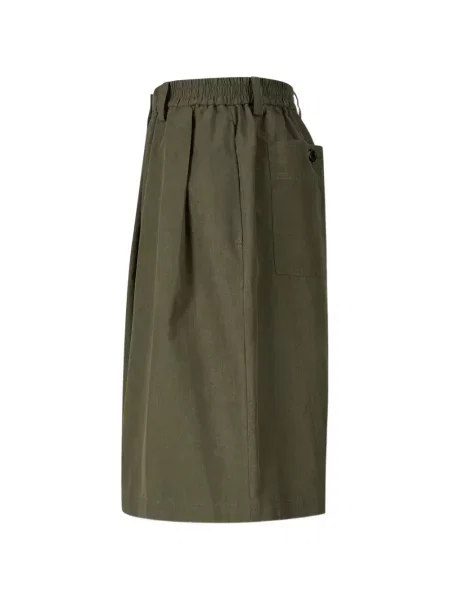 Pantaloni scurți Tomboy plisate verde