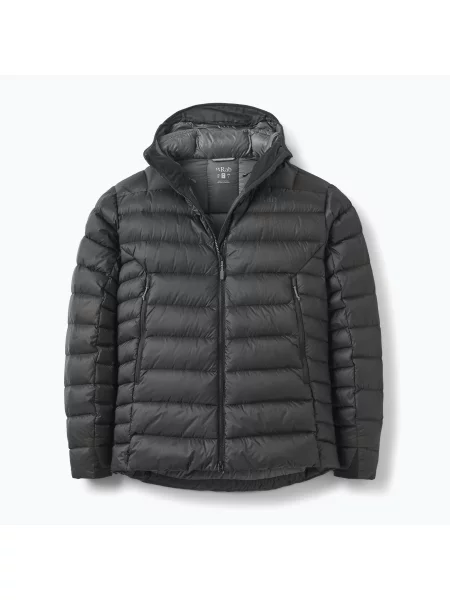 Мъжко пухено яке Rab Electron Pro Hoody black черно