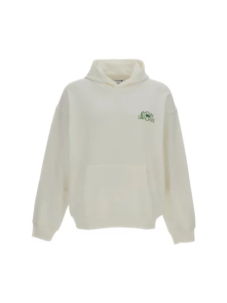 Lacoste Bluza z kapturem biała