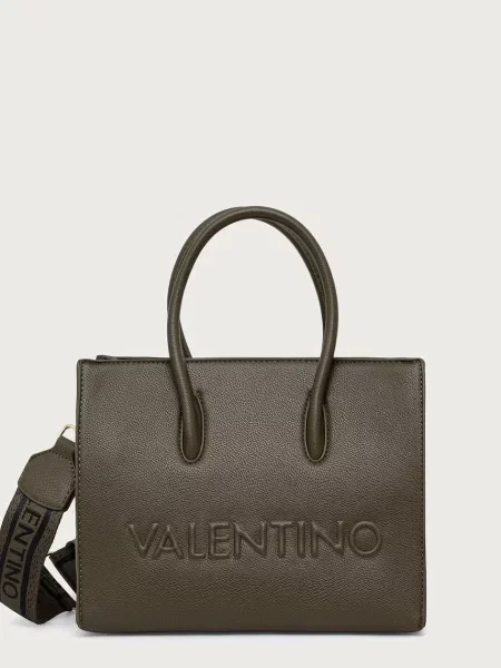 Valentino Bags geantă pentru femei cu imitație de piele BIANKA RE verde